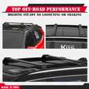 KitsPro 260lb Roof Rack Cross Bars for 2018-2026 Jeep Compass (ONLY FIT Factory Flushed Side Rails), Matte Black Heavy Duty Aluminum Cargo Crossbar