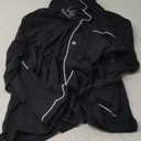 Fruit of the Loom Men's Jersey Knit Pajama Sleep Set (Large, Black)