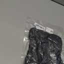 Aquior Shower Cap,Terry Lined Shower Cap for Women Reusable, Triple Layer Waterproof Bath Cap, Extra Large for Women Long Hair(Black)