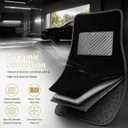 4PCS Car Floor Mats, All Weather Car Floor Protective Pads (Black)