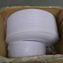 KIRE 100PCS Silver Plastic Plates - Heavy Duty White Disposable Plates with Silver Rim for Party/Wedding - Include 50Pcs 10.25inch Dinner Plates and 50Pcs 7.5inch Dessert Plates for Party/Father's Day