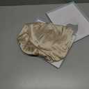 YFONG 100% 22 Momme Mulberry Silk Bonnet for Sleeping Women, Larger Double Layer Silk Hair Wrap for Curly Short Long Hair, Non-Slip Sleep Cap Turban with Elastic Tie Band for Hair Care, Champagne