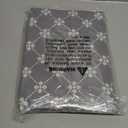 misaya Rectangle Vinyl Table Cloth, Elastic Fitted Tablecloth with Flannel Backing, Waterproof Plastic Table Cover Fits 6 Foot Folding Tables for Picnic, Camping, Indoor and Outdoor (Grey, 30" x 72")