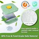 2 x Fridge Deodorizer 1PackMore Effective Than Baking SodaRechargeable Refrigerator Deodorizer Made of zeolite 8-12 Months Long-Lasting Freshness for Fridge