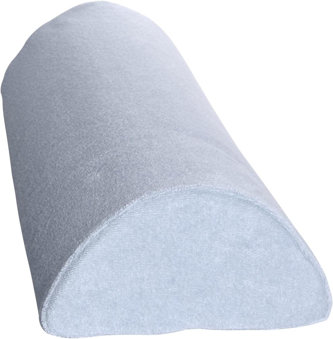 Deluxe Comfort Replacement Cover For Half Moon / Cylinder Pillow - Super Soft Terry Cloth - Machine Washable - Tailored Fit - Pillow Cover, Sky Blue, 1 count