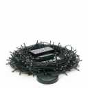 Decorative string lights with remote control. Includes a bundle of wired decorative lights, remote control, and is suitable for decorative or ambient lighting.