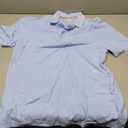 French Toast Unisex Sleeve Pique Polo Shirt , Light Blue, M