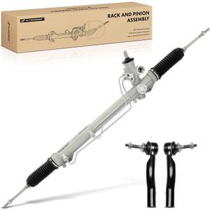 A-Premium Power Steering Rack and Pinion & Outer Tie Rod End Kit Compatible with Ford Crown Victoria 2003-2007 & Lincoln Town Car 2003-2007 & Mercury Grand Marquis 2003-2008, 3-PC Set