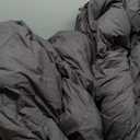 L LOVSOUL Goose Feather Down Fiber Comforter Oversize King Size, 100% Organic Cotton Fabric Duvet Insert,1200TC,750+Fill Power, Hotel Collection, All Season Grey Bedding Comforters with 8 Tabs