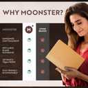 moonster Blank Journal Notebook Paper - A5 Journal Refill - for Refillable Leather Journal - Premium Milled Inserts Blank Sketch Book, Unlined Notepad 8.25 x 5.8 Inch, with 320 Pages 70gsm & Bookmark