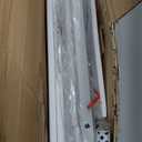 White Kids Desk and Chair Set for 6-12 Year Old, Children Study Desk with Hutch and Storage Shelf, Student Writing Table with Fabric Drawer for Girls Boys