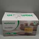 Homvana Small Humidifiers for Bedroom - 2 Packs 1.5L Cool Mist Top Fill Humidifier for Baby Nursery, Essential Oil Diffuser, 3 in 1 for Home Plants Offices and Grow Tents, 7 Color Lights, Ultrasonic