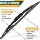 Windshield Wiper Blades Replacement for Chevy Chevrolet Equinox 2018 2019 2020 2021,Original Equipment Replacement Front Rear Wiper Blade Set - 24" 18" 13" (Set of 3)