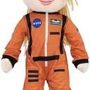 Playtime by Eimmie - 14” Eimmie NASA Doll - Soft Baby Doll - Plush Rag Dolls for 2 Year Old Girls & Boys, Toddler & Infants - Astronaut Plush Washable Doll - Girl Astronaut Doll - Astronaut Toys
