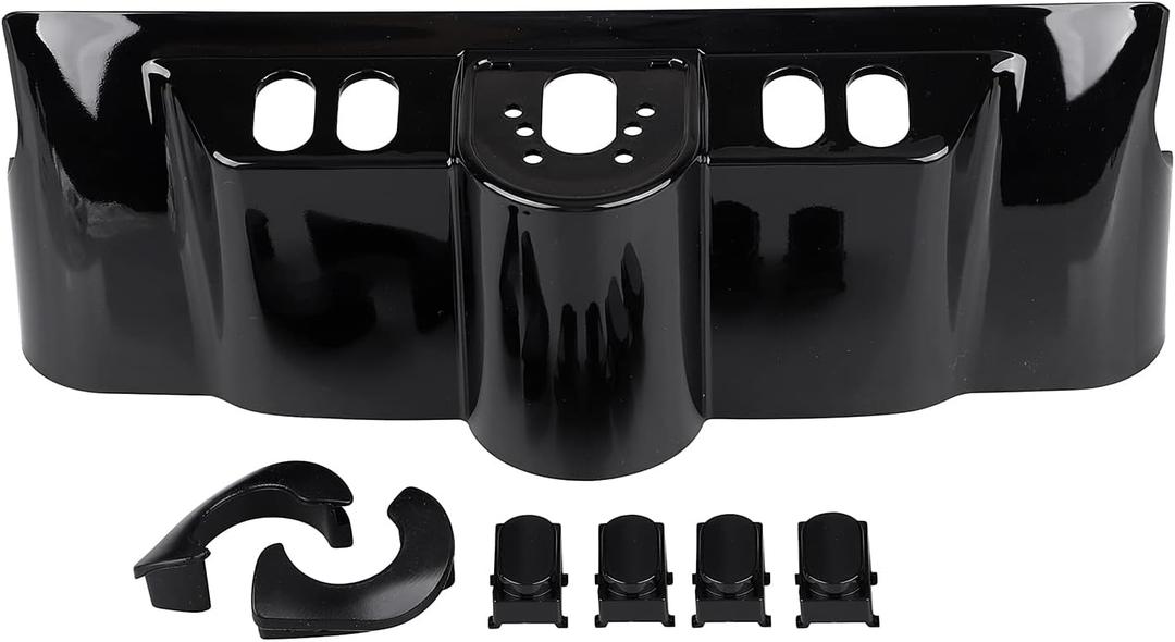 Vivid Black ABS Inner Fairing with Switch Cap Kit For Harley Touring Street Glide 2006-2013 Electra Glide 1996-2013