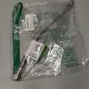 EZ-Fluid 12" x 3/8" Female Compression To 3/8 Inch Female Comp. Stainless Steel Braided Faucet Connector Line,Dishwasher Supply Line,Faucet Extension Supply Hose Connector Lines,Fits 3/8"Comp Male (1)