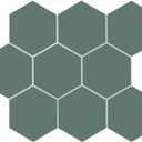 6-Sheet Olive Green Hexagon Peel and Stick Backsplash for Kitchen and Bathroom, Honeycomb Faux Ceramic Matte Self Adhesive Wall Tiles (11.8" x 10.2")