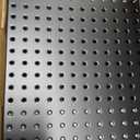 Ultrawall 4 Pcs Metal Pegboard Wall Panels, Peg Boards for Garage Tool Storage (Black)