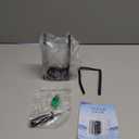 Dgyezhao Outdoor Black Doorbell Rain Anti-Glare Cover, Steel Weather-Blocking Camera Cover Glare Sun Shade Protection for Most Video Doorbells (Inward Fold)