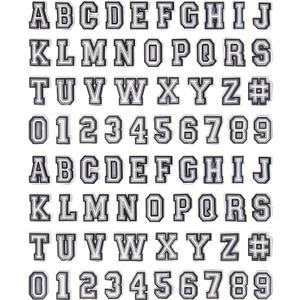 74 Pack Letter Decoration Charms 0-9# Number, Alphabet ABC-Z Characters for Boy Girl Teens Men Women and Adults