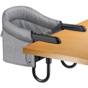 Hook On High Chair, Attach to Fast Table Chair,Clip on High Chairs to Table,Foldable Storage Feeding Baby Seat for Baby Toddler Home and Travel,Lightweight Space-Saving Design,Portable High Chairs