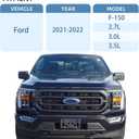 Replacement for Front Bumper License Plate Frame Bracket 2021 2022 2023 Ford F150 ML3Z-17A385-BB 2.7L 3.0L 3.5L