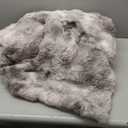 Cozy Bliss Faux Fur Throw Blanket for Couch, Fuzzy Soft Plush Thick Bubble Blanket for Sofa Bedroom Living Room, 50 * 60 Inches Tie-dye Taupe