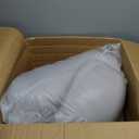 Sasttie Cooling Pregnancy Pillows for Sleeping, U Shaped Full Body Pillow with Removable Cover, Pregnant Women Must Haves, Maternity Essential, Light Grey