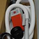 Fuel Transfer Pump with 51'' Extra Long Hose, Automatic Fuel Transfer Gas Can Pump Battery Powered with Auto-Stop High Flow Rate 3 Can Adapters Compatible with Lawnmowers