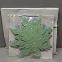 Kosiz 18 Pcs Christmas Pastel Hanging Snowflake Decorations 3D Large Winter Snowflake Hanging Swirls Decorations Blue Pink Green Ornaments Christmas Winter Holiday New Year Party Decoration