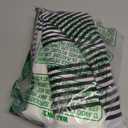 AmazerBath Shower Curtain, Washable Cloth Black Shower Curtain Sets with 12 Shower Curtain Hooks, Fabric Rustic Black and White Striped Curtain, Farmhouse Bathroom Curtains, 72x72 Inches