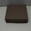 Nestl Chocolate Brown Duvet Cover Queen Size - Soft Double Brushed Queen Duvet Cover Set, 3 Piece, with Button Closure, 1 Duvet Cover 90x90 inches and 2 Pillow Shams