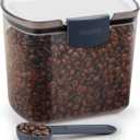 ProKeeper 1.5-Quart Coffee Storage Container with Scoop Tinted, Airtight Plastic