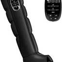 TGS Cordless Leg Massager for Circulation and Pain Relief FSA Air Compression Boots with Rechargeable Battery Portable Full-Leg Massage for Circulation Recovery System 4 Intensities (Single Unit)