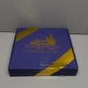 12" Oak Bathroom Vanity Tray Turntable for Perfume Candle, Round Wooden Decorative Tray for Kitchen Sink Countertop Organizer, Bathroom Counter Organizer for Skincare Makeup, Farmhouse Black Gold