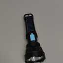 Led Solar Flashlight, 1500 Lumens Led Solar Handheld Rechargeable Flashlights with IP65 Waterproof, 2000mAh Battery for Survival Emergencies Camping (1 Pack)