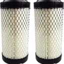 Air Filter Pack of 2 Fit for NAPA 6449 / Baldwin RS3715 / Fleetguard AF25550 / WIX 46449 / John Deere M113621 / Mule 11013-1290 / Kubota 6A10082630, 2 Pack