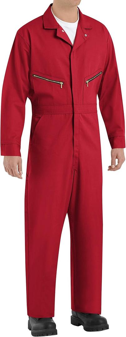 Red Kap mens Zip-front Cotton Coverall (40)