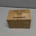 Daylight E12 Ceiling Fan Bulb Dimmable, 2W Globe G16.5 LED Chandelier Bulb, 25Watt Incandescent Bulb Equivalent, 5000K Clear Glass, Small Round Light Bulbs for Pendant Bathroom Vanity Lamp, 6 Pack