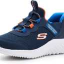 Skechers Boys' Bounder Brisk-Burst Sneakers (4.5 Big Kid, Navy Blue)