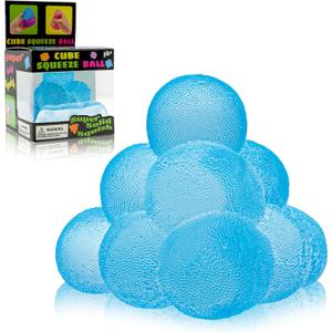 Funny Squeeze Fidget Toy, Slow Rebound Squishy Stress Relief Toy with Tactile Fun, Multi-Ball Stack Tactile Anxiety Relief Desk Fidget for Adults & Kids