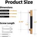 10 Pack Matte Black and Champagne Bronze Cabinet Pulls knurled 3-3/4 Inch Hole Centers Kitchen Cabinet Handles Drawer Pulls Cabinet Hardware