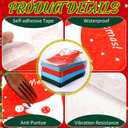 7 x 10 Inch Christmas Poly Bubble Mailers Large Christmas Padded Envelopes Self Adhesive Holiday Shipping Bags Assorted Christmas Bags for Business School Family Xmas Gift Bags(40 Pcs)