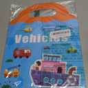 Magnetic Reusable Sticker Book for Kids Ages 3-6, Vehicles Truck with City Playboard Refrigerator Magnet Educational Learning Toys Travel Magnet Stickers Activity Books for Toddler Girls Boys Age 3+