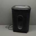 Amazon Basics 18 Sheet Cross Cut Paper, CD, and Credit Card Shredder, Black