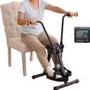 Pedal Exerciser Bike for Seniors, Arm Leg Hand and Knee Elderly Exercise Equipment, Sitting Home Exercise Machine for Total Body, Upper and Lower Limb Trainer