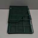 Spacrea Paper Organizer, Desk Organizers and Accessories for Desk with File organizer, Desk Accessories & Workspace Organizers for Catalog & Reference Racks (Dark Green)