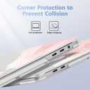 for MacBook Pro 16 inch Case 2019 2020 Release Model A2141, Plastic Hard Shell Cover with Keyboard Cover for MacBook Pro 16 inch with Touch Bar & Touch ID - Watercolor Floral