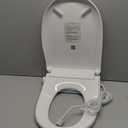 Electric Bidet Toilet Seat, Heated Toilet Seat Elongated with Instant Warm Water & Dryer, Feminine & Front Rear Wash, Wireless Remote, Self-Clean Nozzle, Slow Close Lid, Upgraded Silent ECO Child Mode