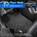 Atlas Floor Mats - Car Mats for Volkswagen Atlas Cross Sport 2020-2026, All Weather Floor Mats and Cargo Liner for Atlas Accessories, Heavy Duty Rubber Mats, Car Accessories